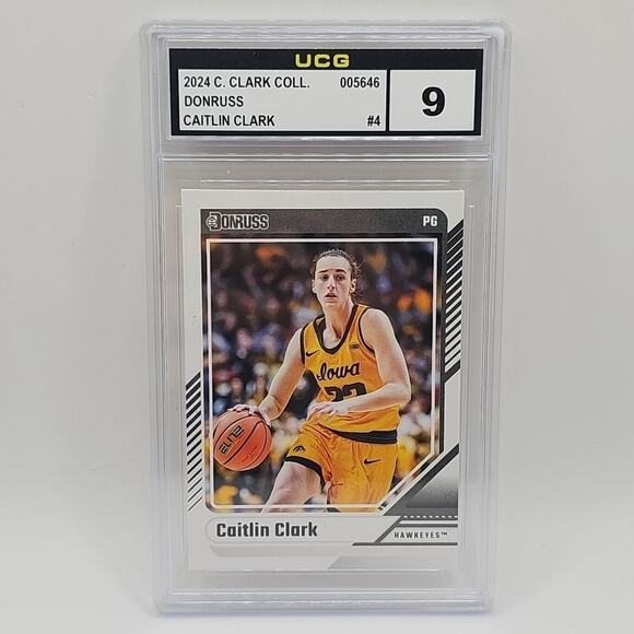 2024 Panini Caitlin Clark Collection - Donruss #4 Caitlin Clark Graded 9 WNBA - Picture 1 of 2